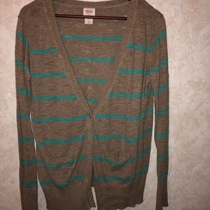🌻 Blue & Brown Striped Cardigan 🌻